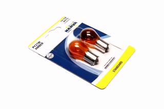 Лампа розжарювання PY21W12V21WBAU15S AMBER (blister 2шт) (вир-во Narva)