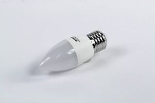 Светодиодная лампа C37, 5W,3000k, 400lm, E27,220V <DECARO>