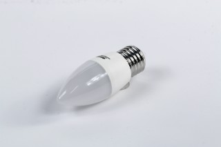 Світлодіодна лампа C37, 5W,4100k, 400lm, E27,220V <DECARO>. DEC-C37-E27-5w-2