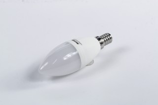 Світлодіодна лампа C37, 7W,3000k, 520lm, E14,220V <DECARO>. DEC-C37-E14-7w-1