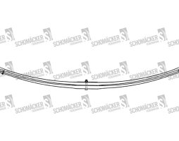 Ресора MB Atego передн. 2 лист. (вир-во Schomaecker)