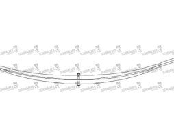 Ресора RENAULT Midlum задн. 2 лист. (вир-во Schomaecker)