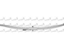 Ресора RENAULT Midlum передн. 2 лист. (вир-во Schomaecker)