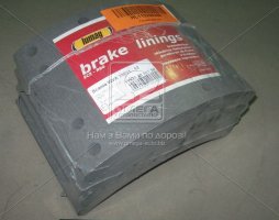 Накладки гальм. (Компл. на вісь) 413х178 2-й рем. SCANIA 3,4 Series, CN/CR112, K93, K113 (вир-во Lum