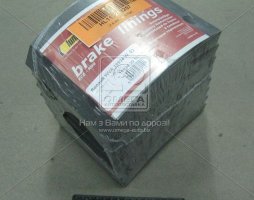 Накладки гальм. (Компл. на вісь) 414х150 2-й рем. RVI Magnum (вир-во Lumag)