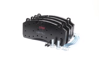 Колодка тормозная дисковая, комплект на ось RENAULT MIDLUM (пр-во TRW)