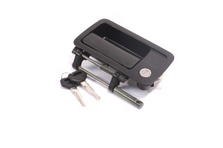 Ручка дверей зовнішня ТАТА Е1-Е4 права (замок, ключі) (TEMPEST)