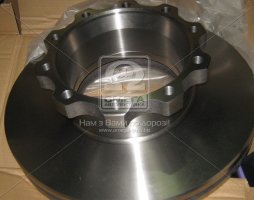 Диск гальмівний MAN F2000, TGA (94-) задній (вир-во Techno Brake)