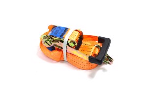 Стяжка груза, прорезиненная ручка 3t. 50mm.x10m. (0.5+9.5) <ДК>