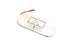 Фонарь габаритный 24V LED Unipoint белый (TEMPEST)