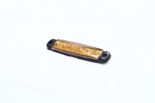 Фонарь габаритный 12/24V LED желтый (6 диодов, 1ряд) (TEMPEST)