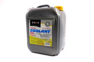 Антифриз YELLOW  G12 Сoolant <AXXIS>  (желтый) (Канистра 10кг)