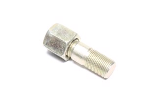 Шпилька колесная КАМАЗ, гайка усиленная (H=24 мм.) (оцинкованные) (DETALKA)