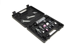 Пневматична шліф машинка з комплектом шарошок.