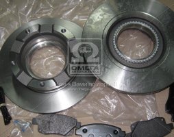 Комплект гальмівний задн. FORD TRANSIT 2.2-3.2 06-2014 (вир-во REMSA)