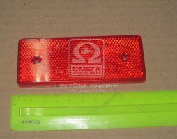 Световозвращатель (катафот) красный, 100x40x7,3 (Руслан-Комплект). КД1-2