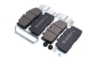 Колодка тормозная дисковая, комплект на ось DAF LF45, IVECO, MAN L/M/ME2000, RVI MIDLUM (пр-во TRU)