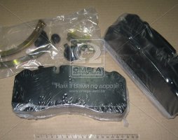 Колодки гальмівні дискові (компл. на вісь) SAF (вир-во TRU)