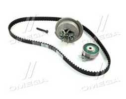 Водяний насос + комплект ременя Chevrolet Aveo/Kalos Daewoo Kalos/Lanos 1.4 (Вир-во Metelli)