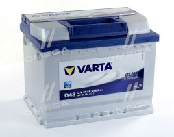 Аккумулятор   60Ah-12v VARTA BD(D43) (242х175х190),L,EN540 !КАТ. -10%