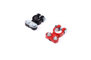 Клеми акумуляторні свинцеві, з притискною планкою, 240гр, 2 шт. <ДК>