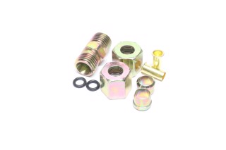 З'єднувач пневматичний D8-8 з затискною гайкою прямий М14х1.5 сталь (Дорожня карта)