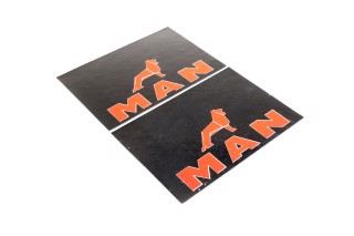 Бризговик 400X600X4 з написом MAN (TEMPEST)