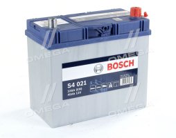 Аккумулятор   45Ah-12v BOSCH (S4021) (238x129x227),R,EN330(Азия) !КАТ. -10%