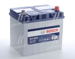 Акумулятор   60Ah-12v BOSCH (S4024) (232x173x225),R,EN540(Азия) !КАТ. -10%