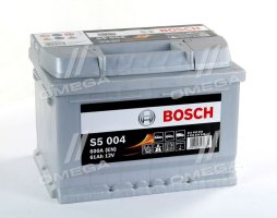 Аккумулятор   61Ah-12v BOSCH (S5004) (242x175x175),R,EN600 !КАТ. -15%. 0092S50040