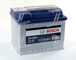 Аккумулятор   60Ah-12v BOSCH (S4006) (242x175x190),L,EN540 !КАТ. -20%. 0092S40060