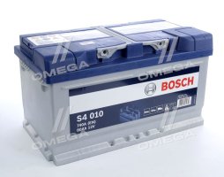 Аккумулятор   80Ah-12v BOSCH (S4010) (315x175x175),R,EN740 !КАТ. -20%. 0092S40100