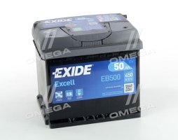 Акумулятор   50Ah-12v Exide EXCELL(207х175х190),R,EN450 !КАТ. -10%. EB500
