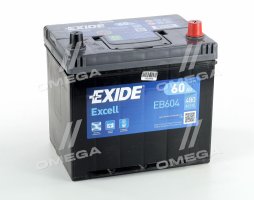 Аккумулятор   60Ah-12v Exide EXCELL(230х172х220),R,EN390 !КАТ. -10%. EB604
