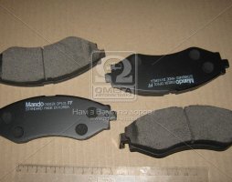 Колодка гальм. диск. DAEWOO LEGANZA передн. (вир-во Mando)