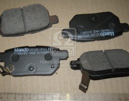 Колодки тормозные дисковые задние TOYOTA AURIS,COROLLA,IQ,PRIUS,URBAN CRUISER,YARI (пр-во Mando)