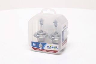 Лампа накаливания SET H4 12V 60/55 W P43t RANGE POWER +90 (к-т 2шт) (пр-во Narva)