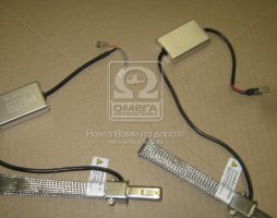 Лампа LED H3 12/24V chip "PHILIPS" гнучкий радіатор (косичка) метал. корпус (ви-во Китай)