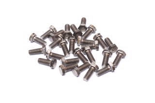 Болт М12х30х1, 75 шестигранний (1кг = 1 компл) 5,8 DIN 933 / ГОСТ 7805 (повне різьблення) чорний