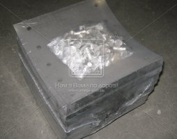 Накладка тормозной колодки 2-й ремонтный размер, комплект на ось PREMIUM 420х200 BPW, DAF SB, SAF (RIDER)