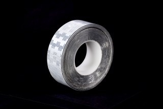 Стрічка світловідбивна (наклейка) рулон 30М*50ММ біла (TEMPEST)