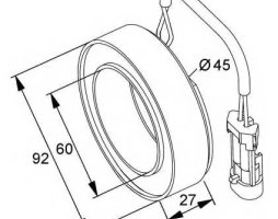 Електромагнітна котушка компресора (вир-во NRF)