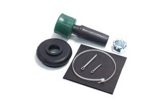 Р/к тяги рульової ЗІЛ 5301,4331,ПАЗ ( палець з різьбленням в зеленому поліуретані, повний к-кт) (DETALKA)