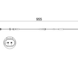 Сигналізатор, знос гальмівних колодок