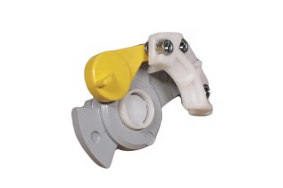 Головка з'єднувальна М22х1,5 б/к жовта (вир-во м.Полтава)