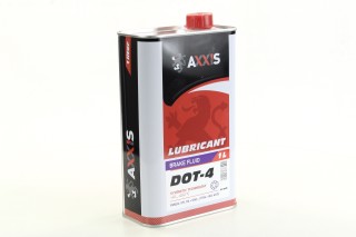 Жидкость торм. AXXIS DOT4 (Канистра 1л). AX-26461