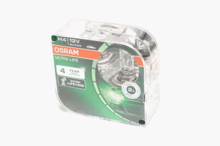 Лампа фарная H4 12V 60/55W P43t ULTRA LIFE (компл.) (пр-во OSRAM)