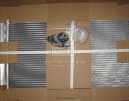 Радиатор кондиционера FIAT DOBLO (119, 223) (01-) 1.9 JTD (пр-во Van Wezel)