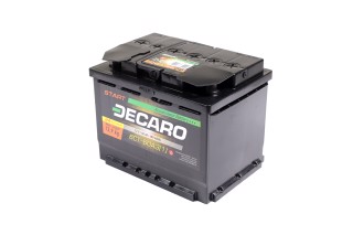 Аккумулятор   60Ah-12v DECARO START (242x175x190),L,EN480. 6СТ-60 АЗ (1) S