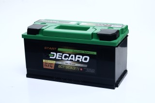 Аккумулятор   90Ah-12v DECARO START (353х175х190),L,EN700. 6СТ-90 АЗ (1) S
